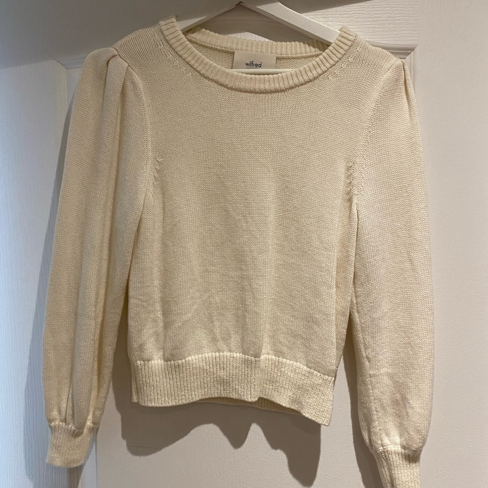 Aritzia Seabrook Sweater - Light Birch, S - Picture 2 of 3
